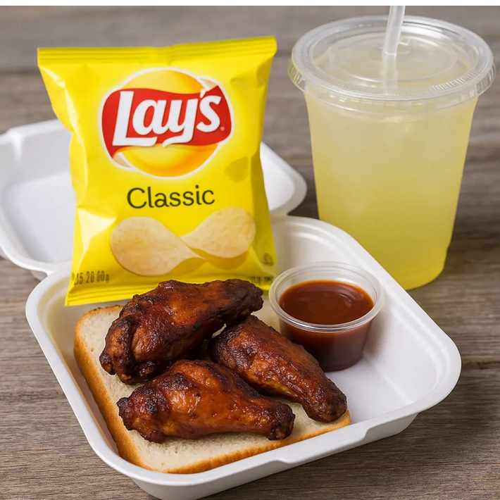 Smoked Wing Dinner Plate